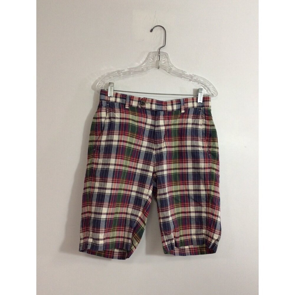 Brooks Brothers Plaid Shorts Mens 30